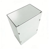 FixtureDisplays® Sheet Metal Junction Box with Lift-off Screw Cover, 6 x 8 x 4" 15965
