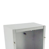 FixtureDisplays® Sheet Metal Junction Box with Lift-off Screw Cover, 6 x 8 x 4" 15965