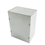 FixtureDisplays® Sheet Metal Junction Box with Lift-off Screw Cover, 6 x 8 x 4" 15965