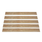 5PK 12 Sq.Ft Interlocking Luxury Vinyl Flooring Tile 48X7.2 Brick of Wood Grain 15970 Vinyl Flooring