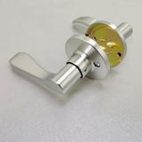 DUMMY Lever Door Handle No Lock Deadbolt Not Included, Matte Satin Nickel 15971