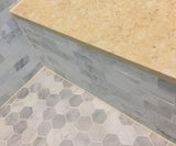 13.58 x 11.41 Carrara White Marble Tiles 15975
