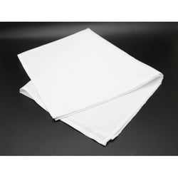 FixtureDisplays® 12 PK of Cloth Dinner Napkins Restaurant Napkins Hemmed Edges 15985-WHITE-12PK