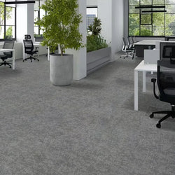 22PK 19.7 X 19.7 Inchs Floor Mat Non-Slip Heavy-Duty Nylon Carpet Tile Dark Grey 15987 Carpet Tile