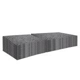 22PK 19.7 X 19.7 Inchs Floor Mat Non-Slip Heavy-Duty Nylon Carpet Tile Dark Grey 15987 Carpet Tile