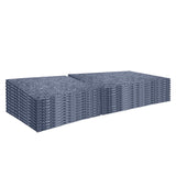 22PK 19.7 X 19.7 Inchs Floor Mat Non-Slip Heavy-Duty Nylon Carpet Tile LightGray 15989 Carpet Tile
