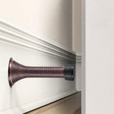 10PK 3-1/10 Spring Door Stops Red Bronze with Black Rubber Bumper Tips 15997-10PK BROWN