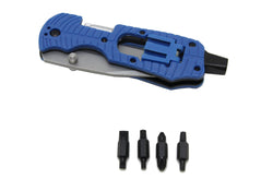 Multi-Function Pocket Folding Knife Screwdrivers Survival Hunting 16020-One Rate