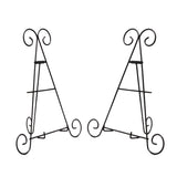 2PK Easel Wire Easel Iron Books Plates Holder Picture Literature Display Stand