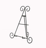 2PK Easel Wire Easel Iron Books Plates Holder Picture Literature Display Stand