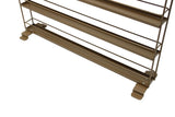 COPPER Metal Nail Polish Wall Mount Countertop Organizer Display Rack Essential Oil Rack