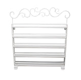 WHITE Metal Nail Polish Mountable 5 Tier Organizer Display Rack Essential Oil Rack
