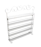 WHITE Metal Nail Polish Mountable 5 Tier Organizer Display Rack Essential Oil Rack
