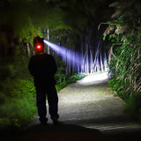 1000 LM LED Rechargeable Headlamp 3 Lighting Modes Zoomable with Motion Sensor 16036