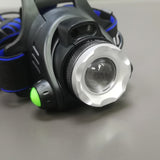 1000 LM LED Rechargeable Headlamp 3 Lighting Modes Zoomable with Motion Sensor 16036