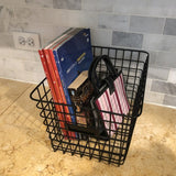 13 x 9 x 8 Small Black Wire Storage Basket 16039 BLACK