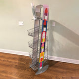 Beverage Gravity Feed Rack Display Liquor Water Drink Bottle Can Floor Stand
