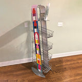 Beverage Gravity Feed Rack Display Liquor Water Drink Bottle Can Floor Stand