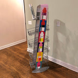 Beverage Gravity Feed Rack Display Liquor Water Drink Bottle Can Floor Stand