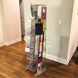 Beverage Gravity Feed Rack Display Liquor Water Drink Bottle Can Floor Stand