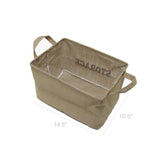 Storage Bin Basket Canvas Organizer Basket Toy Bin Book Container Laundry Bin