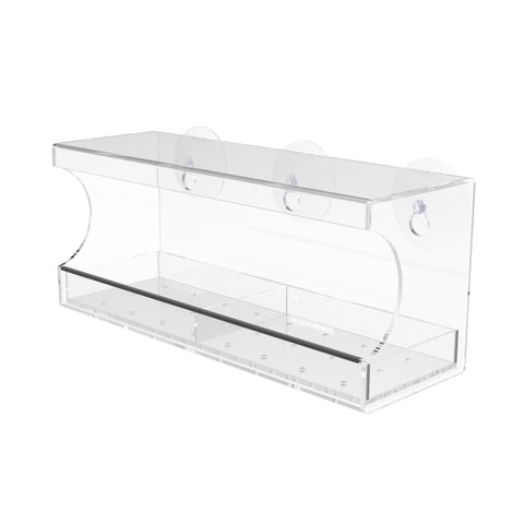 Window Bird Feeder Clear Bird Feeder Transparent Wild Bird Feeder SongbirdFeeder