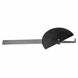 Stainless Steel Protractor 0-180 Degrees Adjustable General Measuring Tool 16056