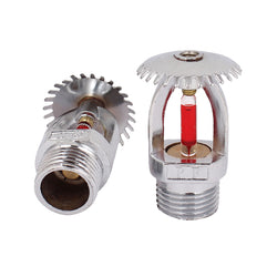 2 Pcs 1/2BSP Male Thread Upright Sprayer Fire Sprinkler Head 155F 68C 16057 2PK
