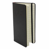4 x 7 Classic Pocket Book Ruled Notebook Journal Black Cover 192 Page Dairy Pad