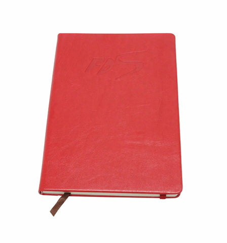 5.75x8.25 Classic Pocket Book Ruled Notebook Journal Red Cover 192 P Dairy Pad