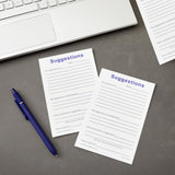 25 Sheets Suggestion Cards 4 X 6 Inchs Blue comment Cards Suggestion Slips 16078