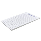 25 Sheets Suggestion Cards 4 X 6 Inchs Blue comment Cards Suggestion Slips 16078