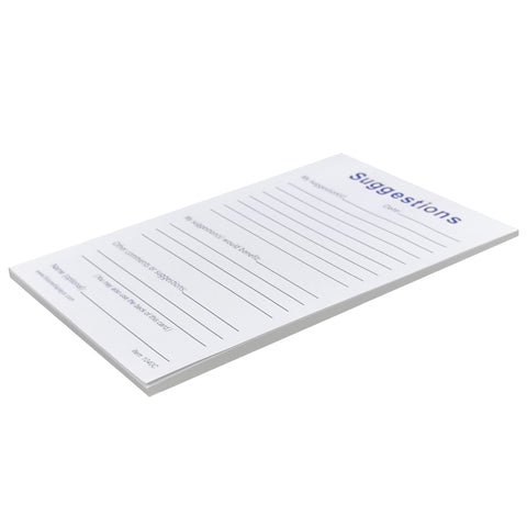 Comment Slips 25 Sheets Suggestion Cards 4 X 6 Inchs Blue comment Cards Suggestion S ...
