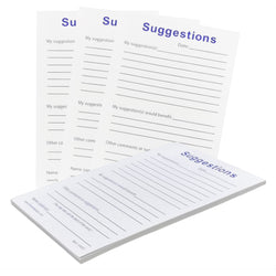 25 Sheets Suggestion Cards 4 X 6 Inchs Blue comment Cards Suggestion Slips 16078