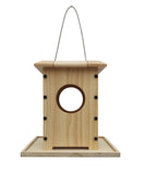 FixtureDisplays? 7.8 X 5.9 X 7.8 Hanging Wood Bird Feeder Kit Craft Your Own Nesting Project 16088