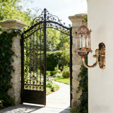 13H Bronze Outdoor Light Fixtures Wall Mount Aluminium Waterproof 16145