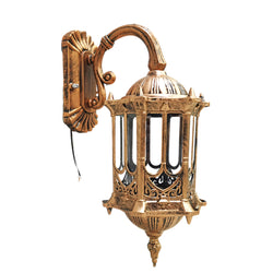 13H Bronze Outdoor Light Fixtures Wall Mount Aluminium Waterproof 16145