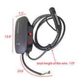 Level 2 EV Charger 7KW 32Amp, 220V, Adjustable Current/Delay Timer w/ 16FT Cable 16150