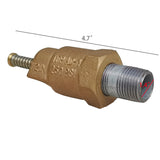 Premium Drip Irrigation Valve AD-1 for 18mm Metric Tubing, All Brass Body 16154