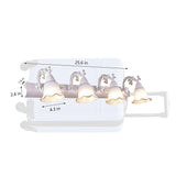 25.63inch Glass Wall Sconce E14 Bathroom Light Vintage Gold Accent 16164