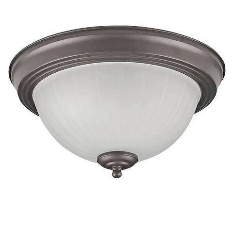 13¡± Flush Mount Ceiling Light Fixture Dome Frosted Glass E26/E27 Vintage Lamp 16165-FLUSH CEILING LIGHT