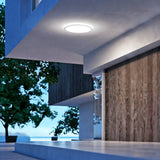Modern Flush Mount Ceiling Light 11.8inch Slim 24W White Indoor Fixture 16166