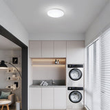Modern Flush Mount Ceiling Light 11.8inch Slim 24W White Indoor Fixture 16166
