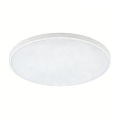 Modern Flush Mount Ceiling Light 11.8inch Slim 24W White Indoor Fixture 16166
