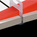 200PK Tile Leveling System Clips & Wedges PVC Floor Wall Tile Tools 16169