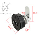 Zinc Alloy Combination Cam Lock Keyless Dial Lock for Cabinet Locker Drawer 16171