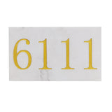 Natural Marble Address Plaque Custom Engraved House Number Outdoor Sign 16174