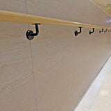 Stainless Steel Handrail Bracket Wall Mount Support for Wooden Railing 16175