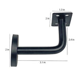 Stainless Steel Handrail Bracket Wall Mount Support for Wooden Railing 16175