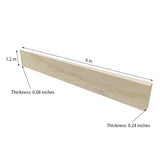 Solid Wood Shims 6“X1/4"Tapered Construction Shims for Doors Cabinets 16176